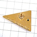 ピンバッジ・ザヌッシ金色ゴールド三角イタリア家電メーカー