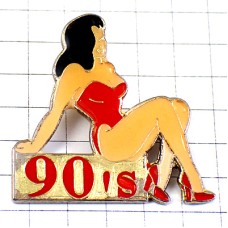 ピンバッジ・赤い下着と靴ハイヒールの女の子ウィンストン煙草 PINUP WINSTON USA ピンバッジ・赤い下着と靴ハイヒールの女の子ウィンストン煙草 PINUP WINSTON USA