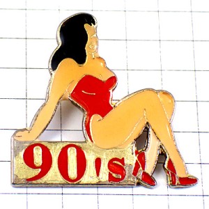 ピンバッジ・赤い下着と靴ハイヒールの女の子ウィンストン煙草 PINUP WINSTON USA ピンバッジ・赤い下着と靴ハイヒールの女の子ウィンストン煙草 PINUP WINSTON USA