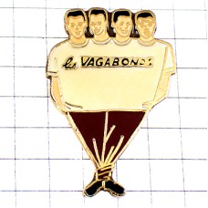 ピンバッジ・レバガボンズ歌手の風船ミュージック音楽 LES-VAGABONDS FRANCE ピンバッジ・レバガボンズ歌手の風船ミュージック音楽 LES-VAGABONDS FRANCE