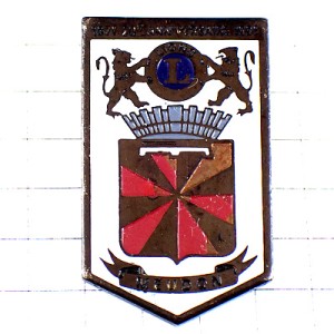 お買得ピンバッジ・ピンズ・ライオンズクラブＬライオン紋章