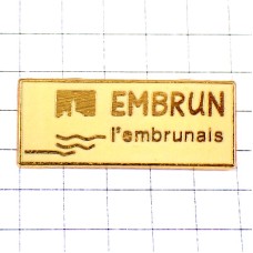 ピンバッジ・デュランス川アンブラン南仏 EMBRUN ALPS FRANCE ピンバッジ・デュランス川アンブラン南仏 EMBRUN ALPS FRANCE