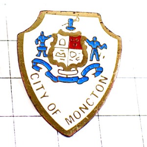 ピンバッジ・モンクトン紋章ニューブランズウィック州カナダ