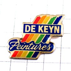 ピンバッジ・カラフルなペンキ虹色 DE-KEYN PAINTING COLORS FRANCE ピンバッジ・カラフルなペンキ虹色 DE-KEYN PAINTING COLORS FRANCE