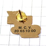 ピンバッジ・カラフルなペンキ虹色