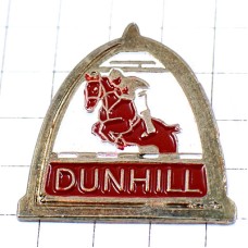 ピンバッジ・競馬ジョッキー機種アブミ鐙ダンヒルのタバコ煙草  DUNHILL ETRIER ENGLAND