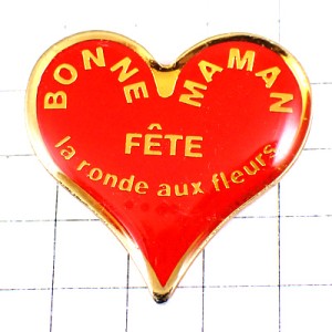 ピンバッジ・母の日ハート大好き