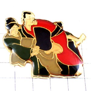 ピンバッジ・春画の男女浮世絵 KAMASUTRA