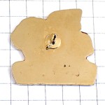 ピンバッジ・黒髪や金髪のカットモデル美容師のクシ金色ゴールド