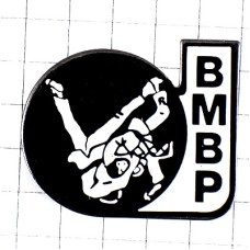 ピンバッジ・柔道クラブ背負投げ