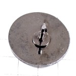 ピンバッジ・和術カタナ袴の武道家はかま太陽タオイズム太極マーク WA-JUTSU