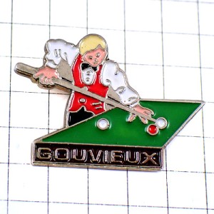 ピンバッジ・ビリヤード玉突き撞球場 BILLIARD SNOOKER BILLARD FRANCE