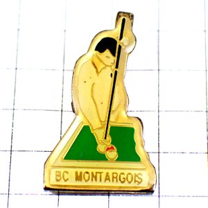 ピンバッジ・ビリヤード玉突き撞球場 BILLIARD SNOOKER BILLARD FRANCE