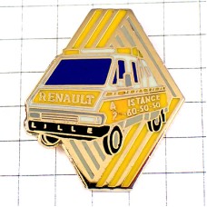 ピンバッジ・ルノー黄色いロゴ車エンブレム