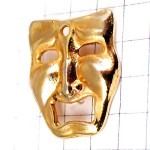 ピンバッジ・ベニス祭ゴールド金色マスク仮面ヴェネツィア伊イタリア