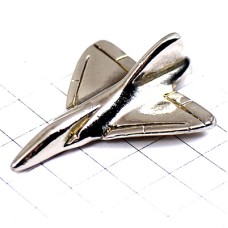 ピンバッジ・ミラージュ戦闘機ダッソー社シルバー銀色立体型 MIRAGE DASSAULT