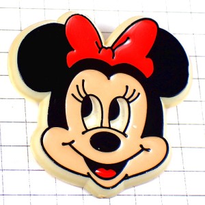 ピンバッジ・ミニーちゃん笑顔ディズニー DISNEY MINNIE TENNIS