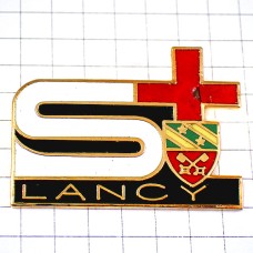 ピンバッジ・アルファベットＳランシー星や鍵の紋章スイス赤い十字