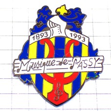 ピンバッジ・ト音記号ライアー竪琴リラ音楽の紋章シュバリエ騎士の甲冑 PASSY LYRE FRANCE ピンバッジ・ト音記号ライアー竪琴リラ音楽の紋章シュバリエ騎士の甲冑 PASSY LYRE FRANCE