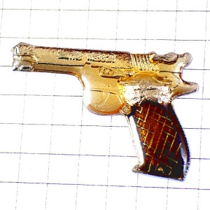 ピンバッジ・スミスアンドウエッソン拳銃ピストル武器 SMITH&WESSON USA