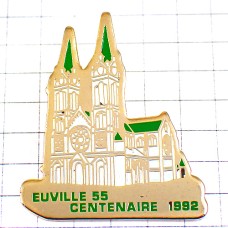 ピンバッジ・ ウーヴィルのカトリック教会 EUVILLE FRANCE