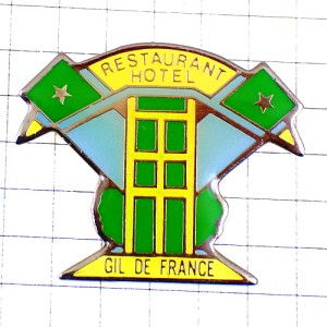 ピンバッジ・レストラン店ホテル２つ星 GIL-DE-FRANCE HOTEL FRANCE
