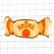 ピンバッジ・クレマ包み紙キャンディーお菓子 KREMA FRANCE ピンバッジ・クレマ包み紙キャンディーお菓子 KREMA FRANCE