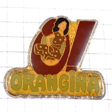 ピンバッジ・オランジーナ豹柄ミニスカート女の子 ORANGINA PIN-UP FRANCE ピンバッジ・オランジーナ豹柄ミニスカート女の子 ORANGINA PIN-UP FRANCE