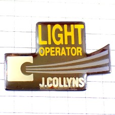 ピンバッジ・光ファイバーのオペレーター LIGHT-OPRATOR COLLYNS