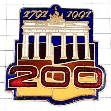 ピンバッジ・ドイツ国旗ブランデンブルク門ベルリン200周年 GERMANY DEUTSCHLAND BERLIN BRANDENBURG GATE ピンバッジ・ドイツ国旗ブランデンブルク門ベルリン200周年 GERMANY DEUTSCHLAND BERLIN BRANDENBURG GATE