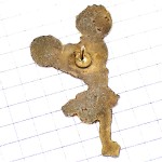 ピンバッジ・チアリーダーのベティちゃんベティブープ赤いポンポン漫画アニメ BETTY-BOOP