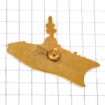ピンバッジ・クレマンソー空母軍艦ミリタリーフランス軍 CLEMENCEAU PLANE-CARRIER FRANCE
