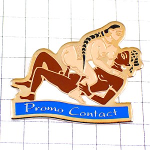 ピンバッジ・ヌードの女の子 KAMASUTRA PARIS FRANCE