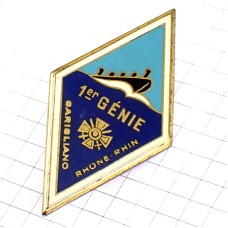 ブローチ・ボート船フランス陸軍架橋工兵連隊ミリタリー第１工兵連隊フランス軍 1ER-REGIMENT-DU-GENIE 1RG FRANCE