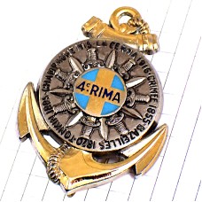 ブローチ・第４海兵歩兵連隊フランス軍ミリタリー海兵隊イカリ錨 4RIMA 4E-REGIMENT-D-INFANTERIE-DE-MARINE FRANCE
