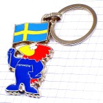 キーホルダー・サッカーワールドカップ鳥フランス大会フーティックス FOOTIX WORLD-CUP-1998 FRANCE-98 SWEDEN
