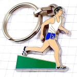 キーホルダー・ランナー陸上選手ランニングシャツ