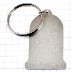 キーホルダー・国道7号線モンテリマール道路標示ヌガーお菓子シルバー銀色