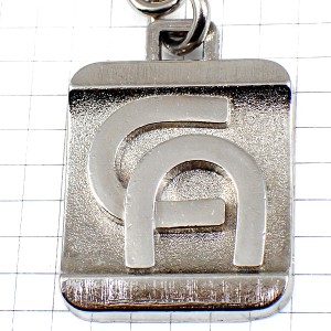 キーホルダー・アルファベットCAクレディアグリコル銀行シルバー銀色 CREDIT-AGRICOLE BANK FRANCE