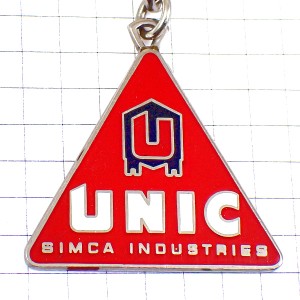 キーホルダー・シムカ車メーカー赤い三角