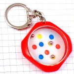 キーホルダー・赤いゲーム３つの球