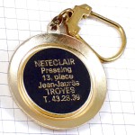 キーホルダー・プジョー４０４金色ゴールド車