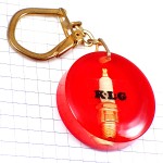キーホルダー・カー用品プラグ電気系統ゴールド金色 KLG SPARK PLUG