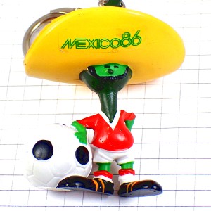 キーホルダー・メキシコ大会サッカーワールドカップ唐辛子のピケ1986年