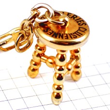 キーホルダー・スツール金色の椅子ゴールド