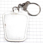 キーホルダー・ＢＰ石油イギリス英国UK白いレザー革製 BP BRITISH-PETROLEUM ENGLAND