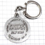 キーホルダー・ボート帆船ビスケット飴チョコレートお菓子屋さん銀色シルバー