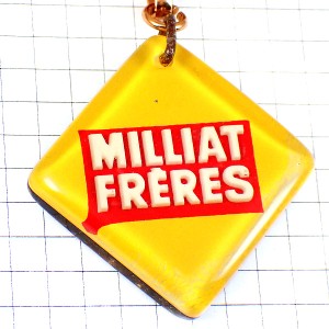 キーホルダー・パスタの会社ミリアフレール金色サンクリストフォロス聖人