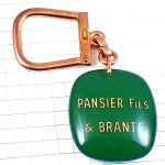 キーホルダー・矢に射抜かれた馬ゴールド金色 FERODO USA BOURBON FRANCE