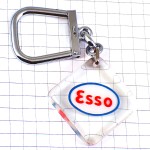 キーホルダー・エッソ石油ブルボン社製 ESSO EXXONMOBIL USA BOURBON